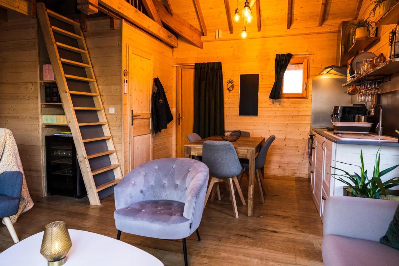 Charmante Cabane Dans Les Arbres Avec Jacuzzi Et Sauna Boismorand Esterno foto